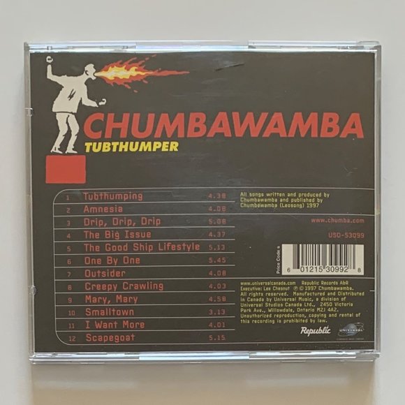 Chumbawamba - Tubthumper (CD, 1997, Universal) - Picture 2 of 5
